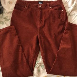 Urban Outfitters Rust Corduroy Mom Jeans